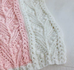 Ribbed Leaves Throw -Crocheting Supplies Store M98513f