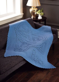 Let There Be Peace Throw 23 Let There Be Peace Throw -Crocheting Supplies Store M98713classicblue