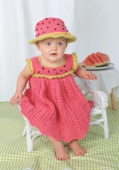 Watermelon Dress And Hat Pattern