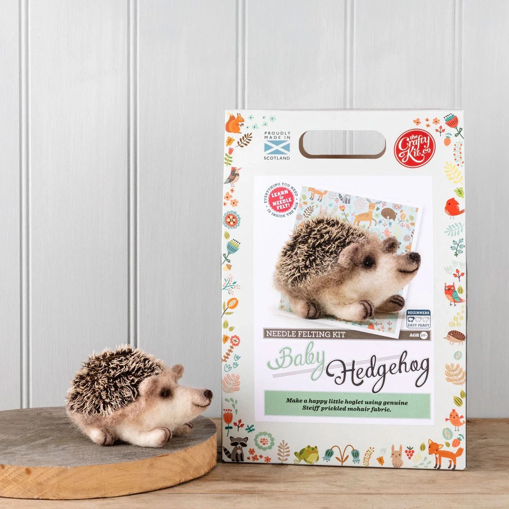 Baby Hedgehog Needle Felting Kit 2 Baby Hedgehog Needle Felting Kit - Image 2