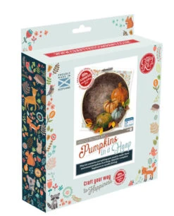 Pumpkin In A Hoop Needle Felting Kit 10 Pumpkin In A Hoop Needle Felting Kit -Crocheting Supplies Store NF307 Box