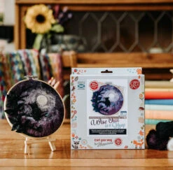 Wise Owl In A Hoop Needle Felting Kit -Crocheting Supplies Store NF307 Lifestyle