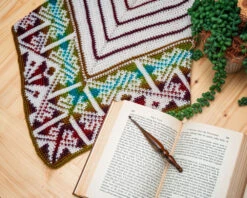 Triangle Crochet Cowl - White -Crocheting Supplies Store Prism Triangle Cowl 8