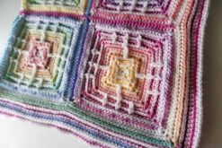 Patchwork Prism Crochet Baby Blanket -Crocheting Supplies Store SJW00476 LR