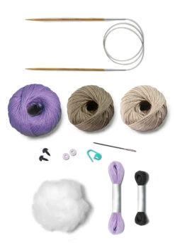 Girl Bear Amigurumi Kit 7 Girl Bear Amigurumi Kit -Crocheting Supplies Store Ursinha Bailarina