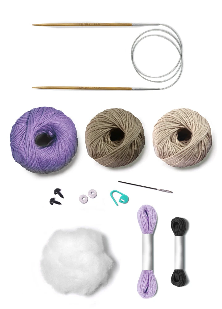 Girl Bear Amigurumi Kit 4 Girl Bear Amigurumi Kit - Image 4