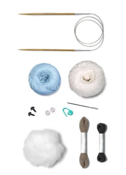 Boy Bear Amigurumi Kit -Crocheting Supplies Store Ursinho Mimoso