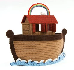 Noah's Ark Plastic Canvas Kit -Crocheting Supplies Store ark 1