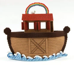 Noah's Ark Plastic Canvas Kit -Crocheting Supplies Store ark 2