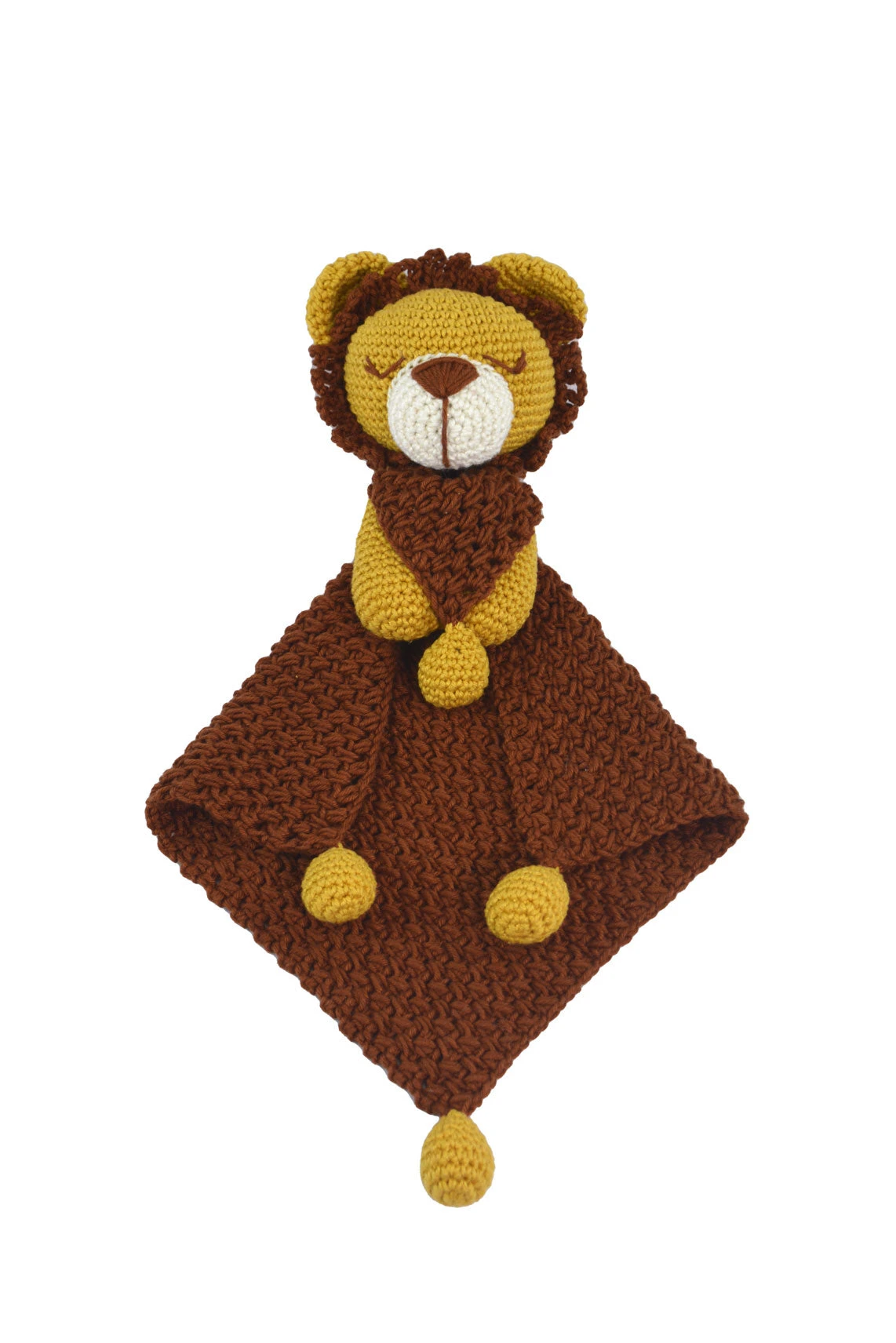 Lion Lovey Blanket 1 Lion Lovey Blanket