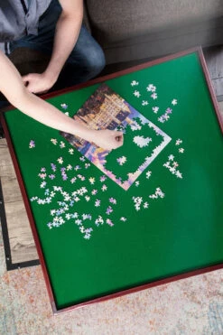 Jigsaw Puzzle Spinner Table -Crocheting Supplies Store ls6