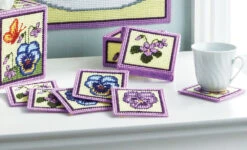 Tea Time Pansy Ensemble -Crocheting Supplies Store m23787 1