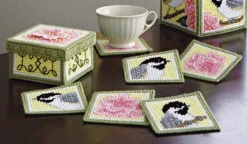Chickadee And Apple Blossom Plastic Canvas Ensemble 11 Chickadee And Apple Blossom Plastic Canvas Ensemble -Crocheting Supplies Store m25075 1