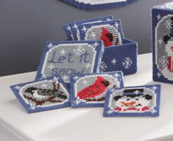 Let It Snow Plastic Canvas Ensemble 14 Let It Snow Plastic Canvas Ensemble -Crocheting Supplies Store m25684