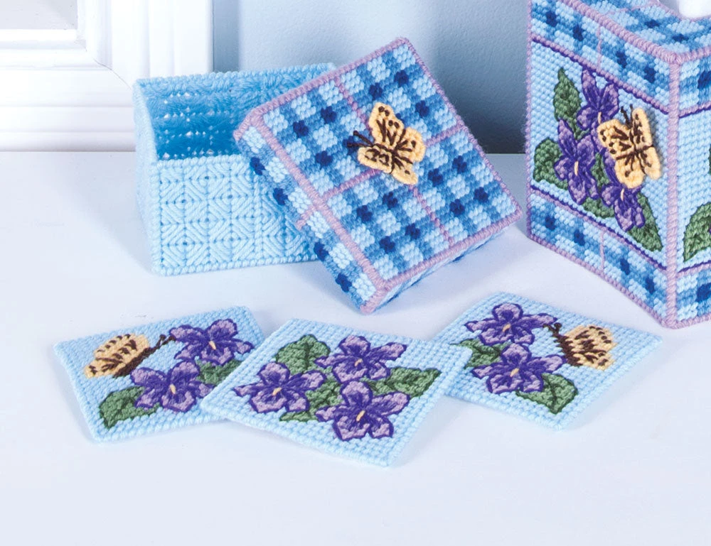 Spring Welcome Plastic Canvas Ensemble 3 Spring Welcome Plastic Canvas Ensemble - Image 3