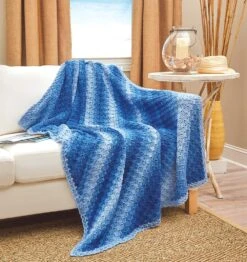 Corner To Corner Ombre Throw