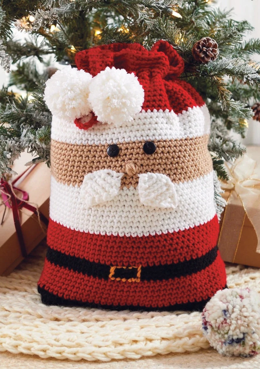Santa Gift Bag Crochet Kit 1 Santa Gift Bag Crochet Kit