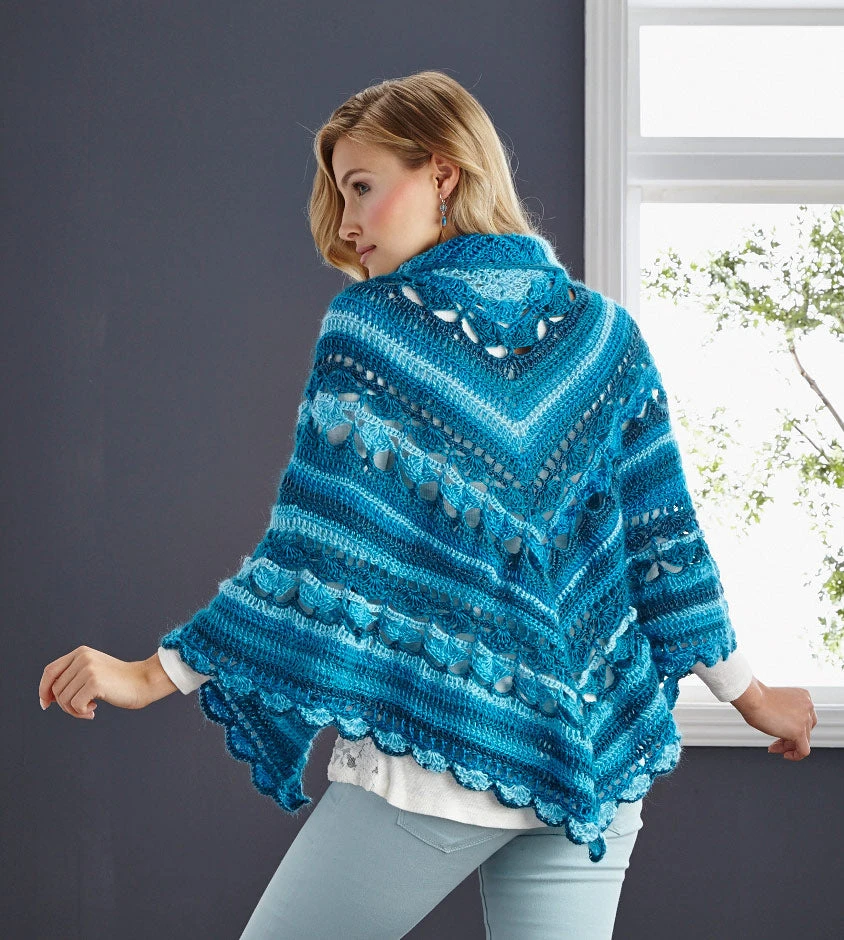 Shells And Stripes Shawl 2 Shells And Stripes Shawl - Image 2