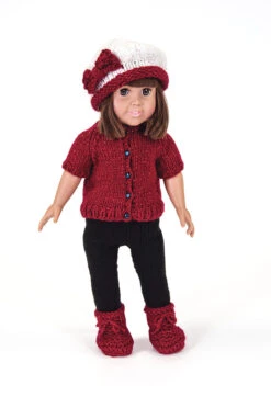 Winter Doll Ensemble -Crocheting Supplies Store m97394c