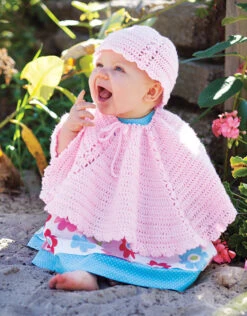 Pretty Poncho & Hat