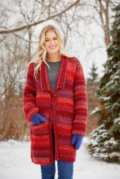 Chunky Textured Cardigan -Crocheting Supplies Store marvellous chuncky 0341