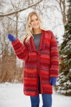 Chunky Textured Cardigan -Crocheting Supplies Store marvellous chuncky 0342