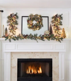 Pinecone With Berries Wreath