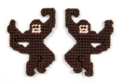 Noah's Ark Plastic Canvas Kit -Crocheting Supplies Store monkeys