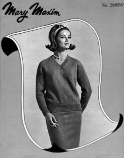 Worsted Weight V-Neck Pullover