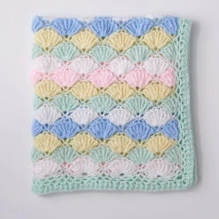 Lacy Fans Blanket -Crocheting Supplies Store shellsafgan detail2