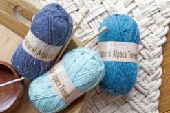Mary Maxim Natural Alpaca Tweed -Crocheting Supplies Store y083 groupneutral