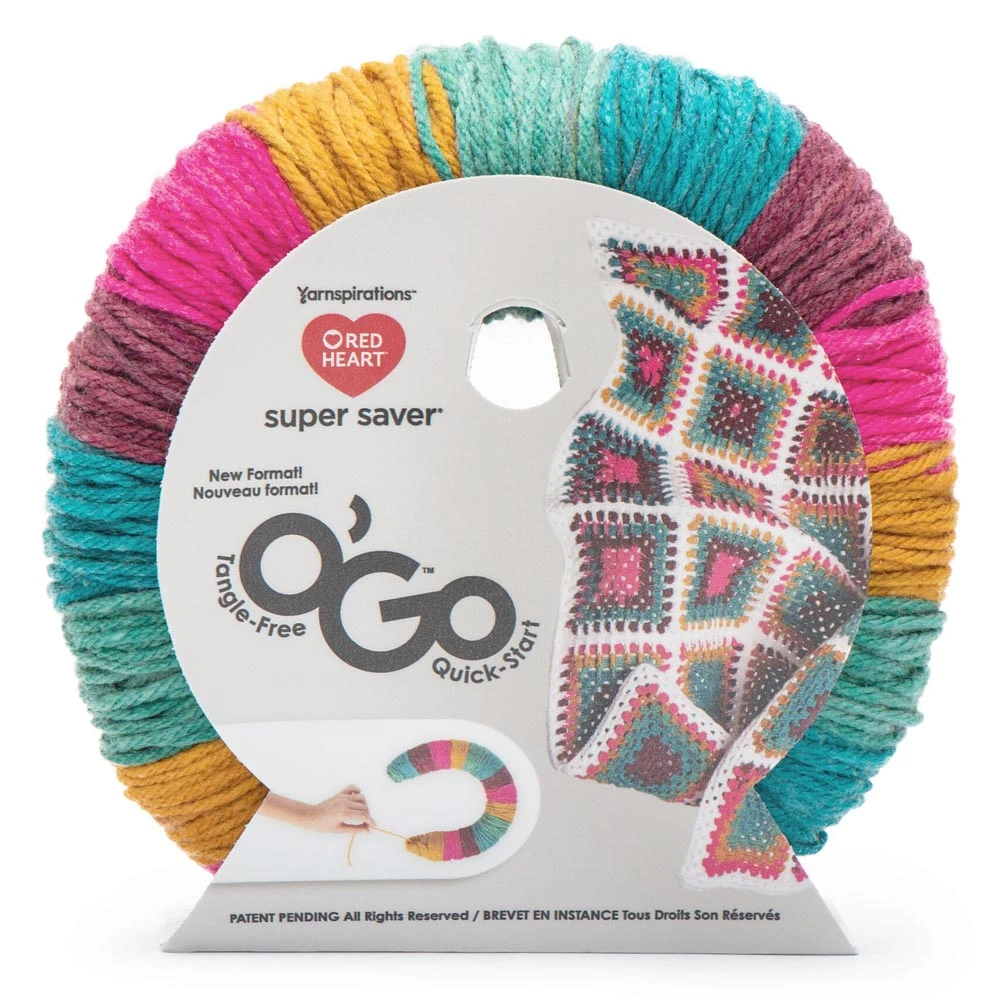 O'Go Yarn Red Heart Super Saver 1 O'Go Yarn Red Heart Super Saver